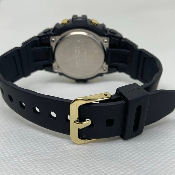 FMD women’s digital watch multifunction black gold tone quartz 38mm running - Picture 6 of 8